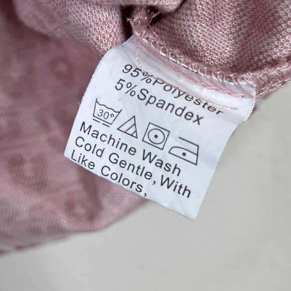 FREE Shein Women's Cheetah Pink Sports Bra Tank Size Large Workout Comfy Yoga - Picture 4 of 6